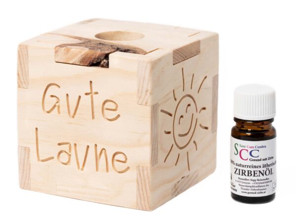 Aromawürfel – Gute Laune – inkl. 5ml Zirbenöl