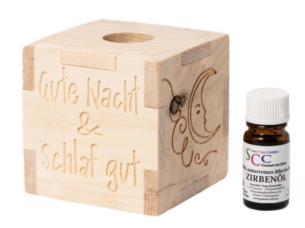 Aromawürfel – Gute Nacht – inkl. 5ml Zirbenöl